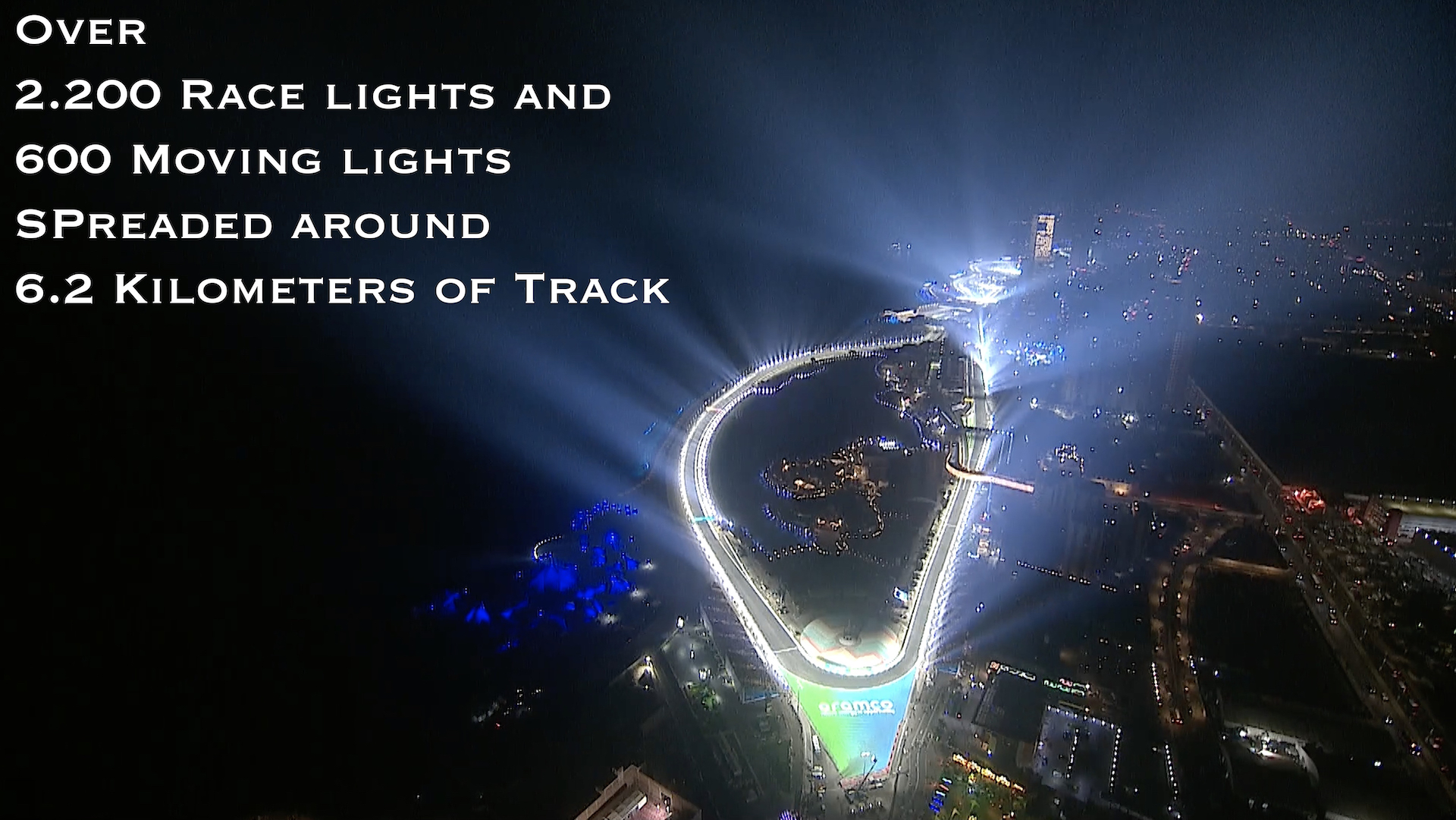 Opening and closing ceremony F1-Grand prix - Fastest street circuit